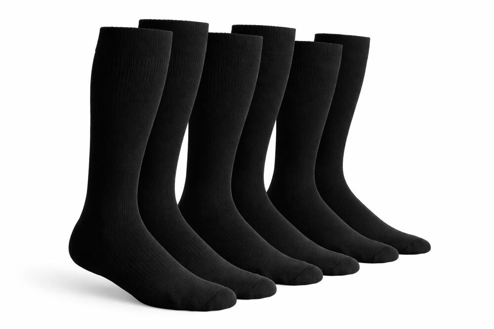 JOBST Activewear Sport Knee High Compression Stockings 20-30mmHg Black Large
